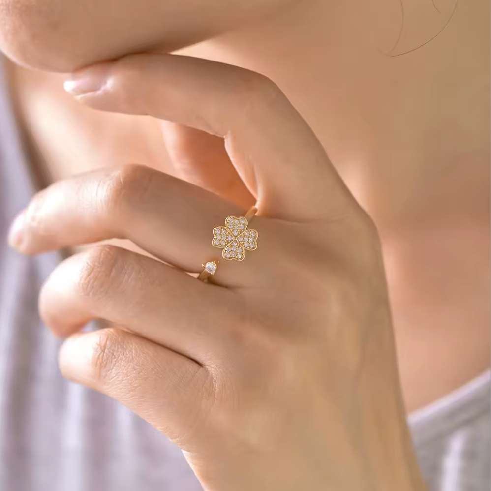 Bague Trèfle Anti-Stress