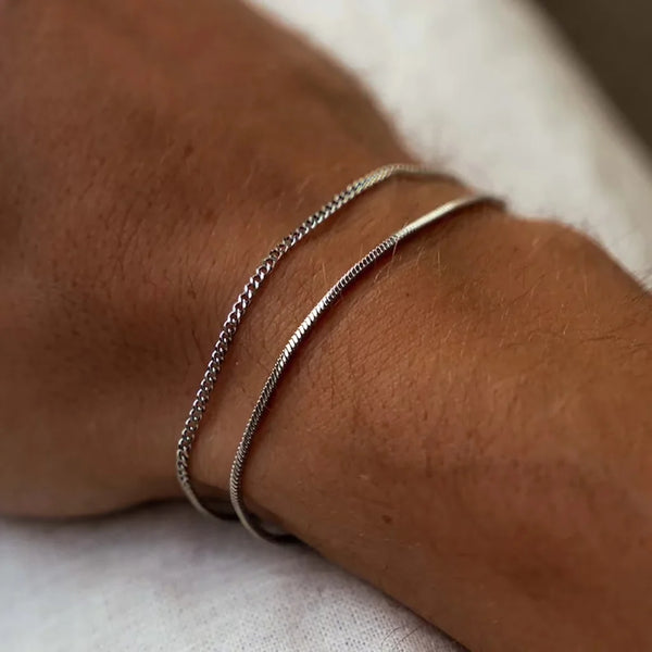 Bracelets Élégants en Argent