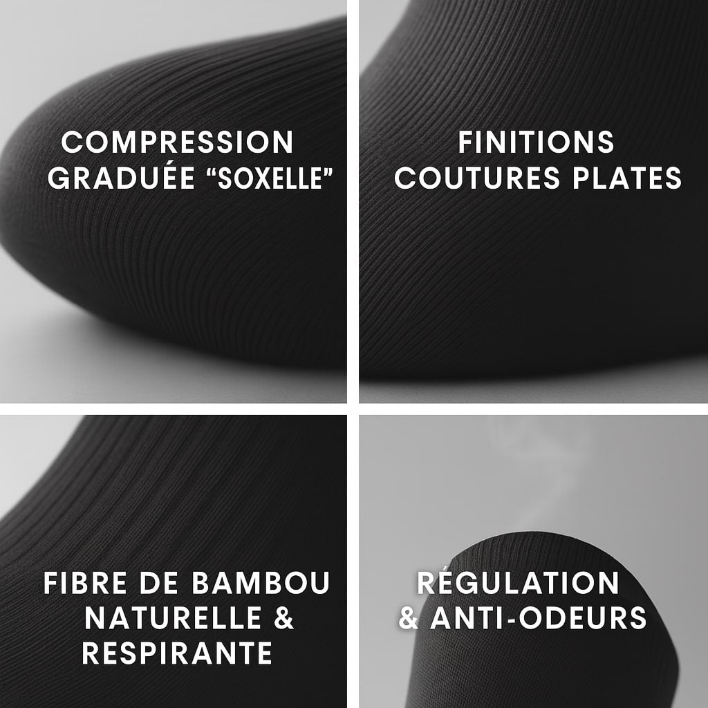 Chaussettes de compression Magiques en Bambou