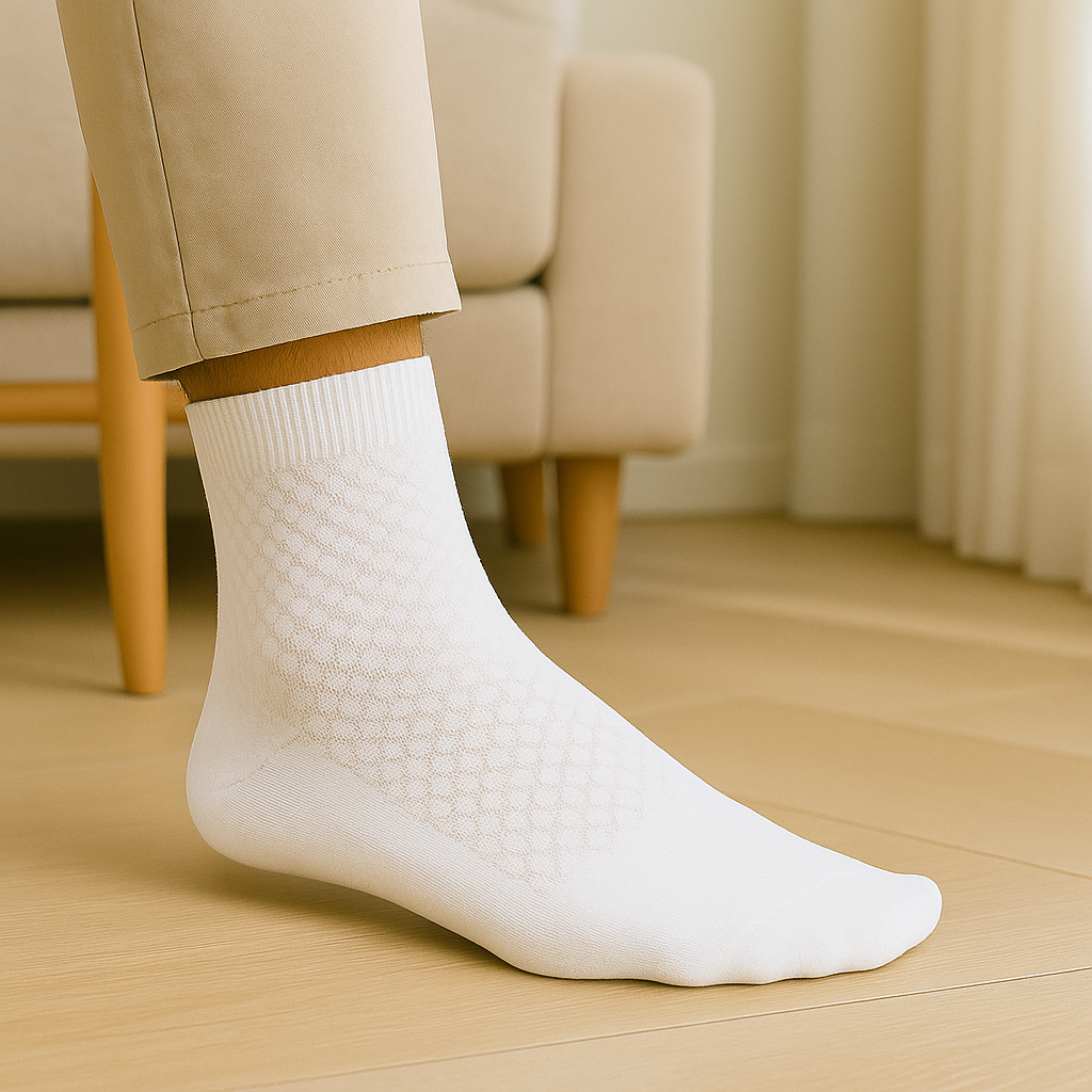 Chaussettes en Bambou Confort Plus – Lot de 4 + 1 offerte